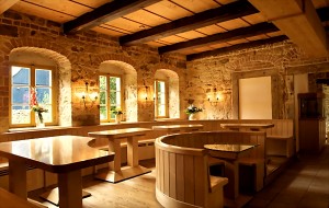 Gastraum in der Blauen Mühle